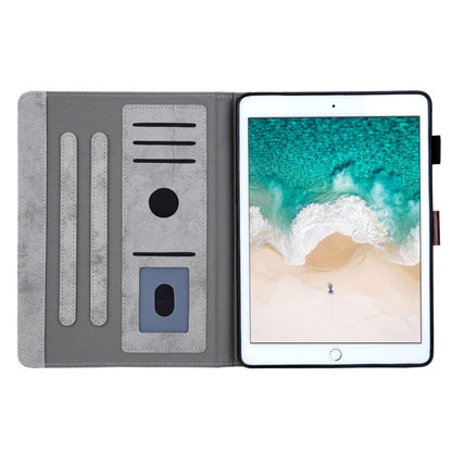 For iPad 10.2 2021 / 2020 / 2019 Business Style Horizontal Flip Leather Case, with Holder & Card Slot & Photo Frame & Sleep / Wake-up Function(Grey) - iPad 10.2 Cases by buy2fix | Online Shopping UK | buy2fix