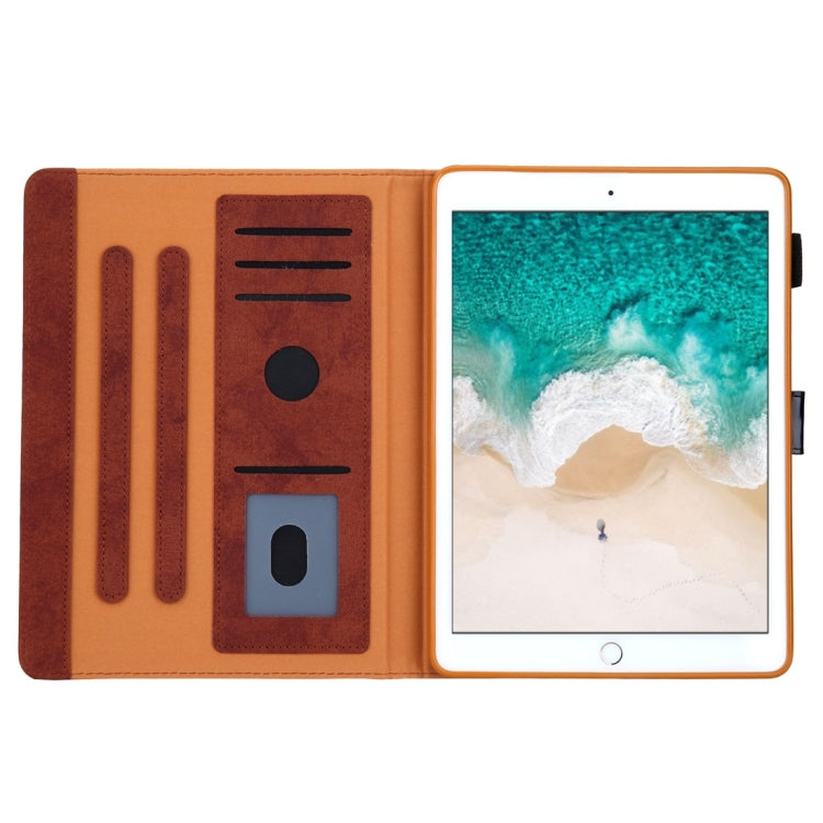 For iPad 10.2 2021 / 2020 / 2019 Business Style Horizontal Flip Leather Case, with Holder & Card Slot & Photo Frame & Sleep / Wake-up Function(Brown) - iPad 10.2 Cases by buy2fix | Online Shopping UK | buy2fix