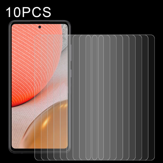 For Samsung Galaxy A72 5G / 4G 10pcs 0.26mm 9H 2.5D Tempered Glass Film - Galaxy Tempered Glass by buy2fix | Online Shopping UK | buy2fix