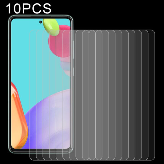 For Samsung Galaxy A52 5G 10pcs 0.26mm 9H 2.5D Tempered Glass Film - Galaxy Tempered Glass by buy2fix | Online Shopping UK | buy2fix