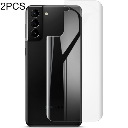 For Samsung Galaxy S21 5G 2pcs IMAK 0.15mm Curved Full Screen Protector Hydrogel Film Back Protector - Galaxy Tempered Glass by imak | Online Shopping UK | buy2fix