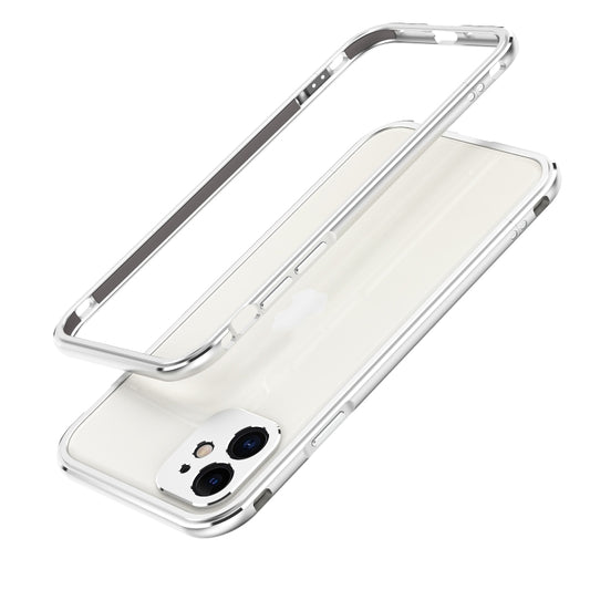 For iPhone 11 Pro Aurora Series Lens Protector + Metal Frame Protective Case (Silver) - iPhone 11 Pro Cases by buy2fix | Online Shopping UK | buy2fix