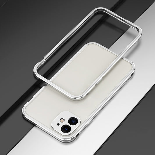 For iPhone 11 Pro Aurora Series Lens Protector + Metal Frame Protective Case (Silver) - iPhone 11 Pro Cases by buy2fix | Online Shopping UK | buy2fix
