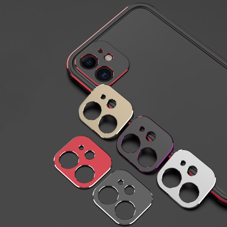 For iPhone 11 Pro Max Aurora Series Lens Protector + Metal Frame Protective Case (Black Red) - iPhone 11 Pro Max Cases by buy2fix | Online Shopping UK | buy2fix