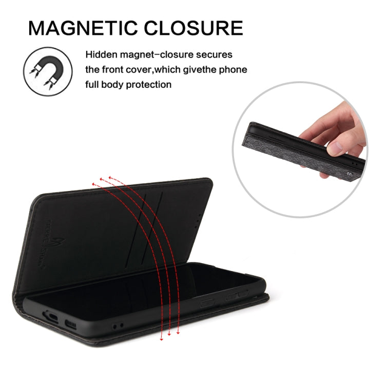 For Samsung Galaxy S21 Ultra 5G Fierre Shann Crocodile Texture Magnetic Horizontal Flip Genuine Leather Case with Holder & Card Slot(Black) - Galaxy S21 Ultra 5G Cases by FIERRE SHANN | Online Shopping UK | buy2fix