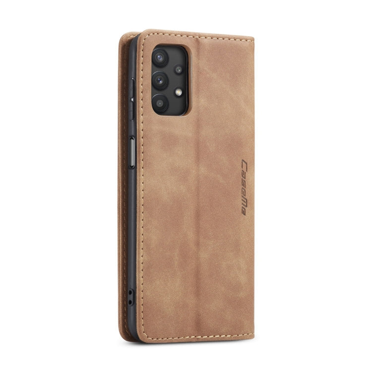 For Samsung Galaxy A32 5G CaseMe 013 Multifunctional Horizontal Flip Leather Case with Holder & Card Slot & Wallet(Brown) by CaseMe