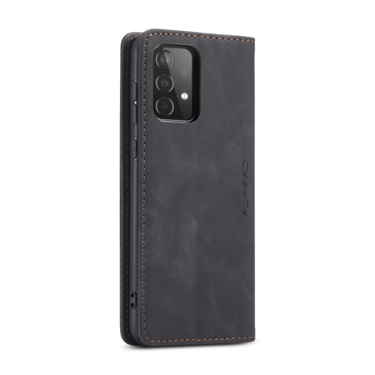For Samsung Galaxy A52 5G / 4G CaseMe 013 Multifunctional Horizontal Flip Leather Case with Holder & Card Slot & Wallet(Black) by CaseMe