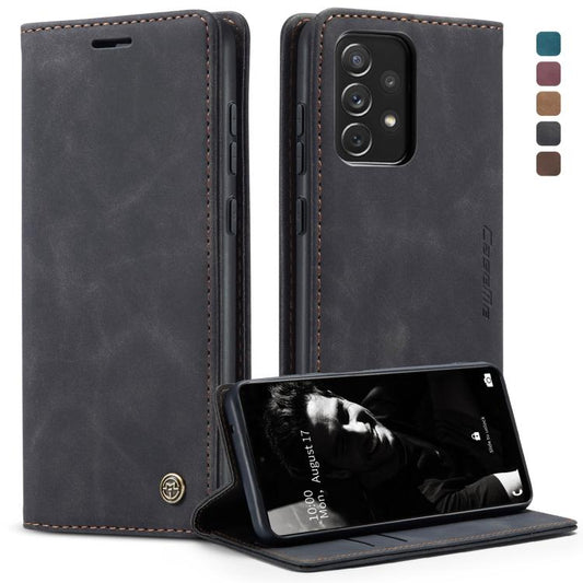 For Samsung Galaxy A72 5G / 4G CaseMe 013 Multifunctional Horizontal Flip Leather Case with Holder & Card Slot & Wallet(Black) - Galaxy Phone Cases by CaseMe | Online Shopping UK | buy2fix