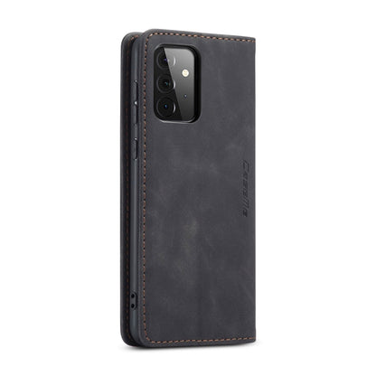 For Samsung Galaxy A72 5G / 4G CaseMe 013 Multifunctional Horizontal Flip Leather Case with Holder & Card Slot & Wallet(Black) - Galaxy Phone Cases by CaseMe | Online Shopping UK | buy2fix