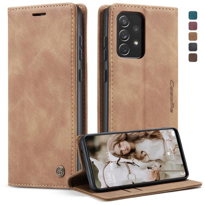 For Samsung Galaxy A72 5G / 4G CaseMe 013 Multifunctional Horizontal Flip Leather Case with Holder & Card Slot & Wallet(Brown) - Galaxy Phone Cases by CaseMe | Online Shopping UK | buy2fix