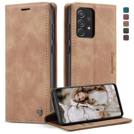 For Samsung Galaxy A72 5G / 4G CaseMe 013 Multifunctional Horizontal Flip Leather Case with Holder & Card Slot & Wallet(Brown) - Galaxy Phone Cases by CaseMe | Online Shopping UK | buy2fix