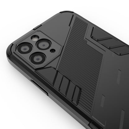 For iPhone 11 Pro Punk Armor 2 in 1 PC + TPU Shockproof Case with Invisible Holder (Light Red) by buy2fix