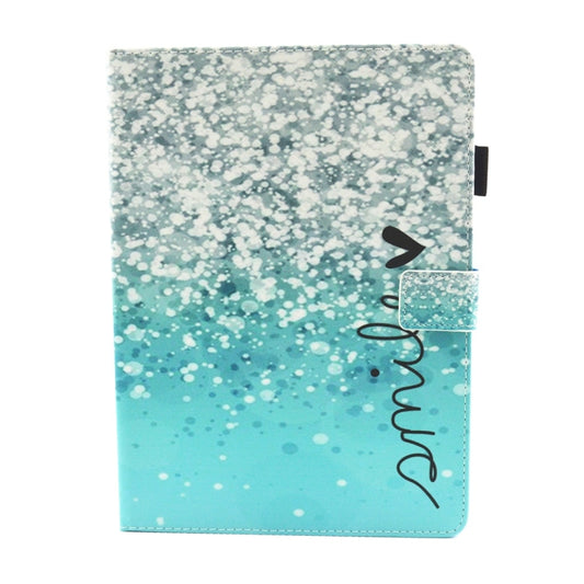 For iPad 10.2 2021 / 2020 / 2019 Coloured Drawing Pattern Horizontal Flip Leather Case with Holder & Card Slots & Photo Frame(Beautiful Bubbles) - iPad 10.2 Cases by buy2fix | Online Shopping UK | buy2fix
