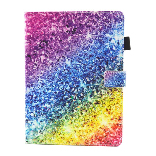 For iPad 10.2 2021 / 2020 / 2019 Coloured Drawing Pattern Horizontal Flip Leather Case with Holder & Card Slots & Photo Frame(Colorful Diamond) - iPad 10.2 Cases by buy2fix | Online Shopping UK | buy2fix