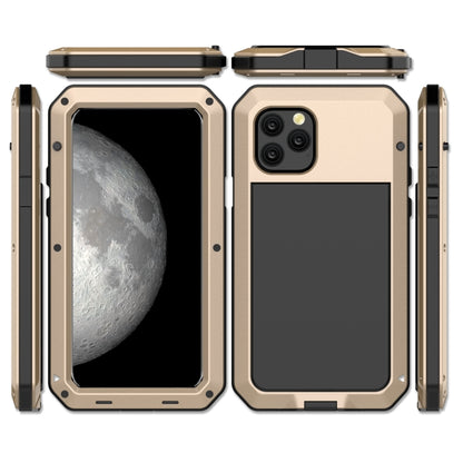 For iPhone 11 Pro Metal Armor Triple Proofing  Protective Case(Gold) - iPhone 11 Pro Cases by buy2fix | Online Shopping UK | buy2fix