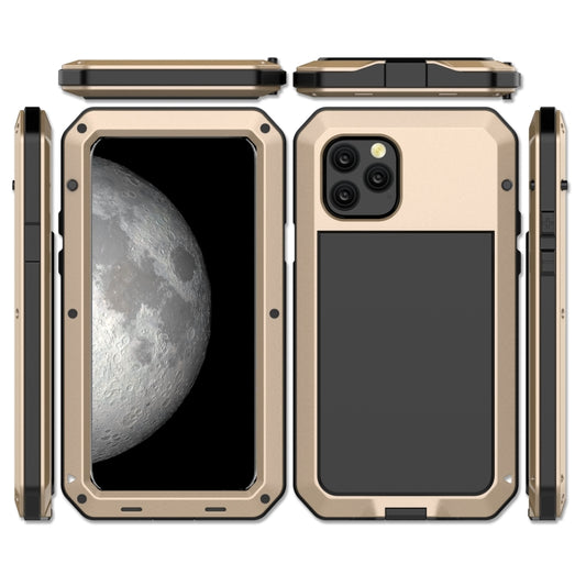 For iPhone 11 Pro Metal Armor Triple Proofing  Protective Case(Gold) - iPhone 11 Pro Cases by buy2fix | Online Shopping UK | buy2fix