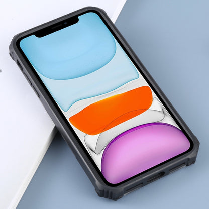 For iPhone 11 Camouflage Armor Shockproof TPU + PC Magnetic Protective Case with Holder (Grey) by buy2fix