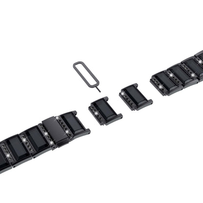 XingYao Series Two-tone Steel Watch Band For Apple Watch Ultra 49mm&Watch Ultra 2 49mm / Series 9&8&7 45mm / SE 3&SE 2&6&SE&5&4 44mm / 3&2&1 42mm(Black+Black) by buy2fix