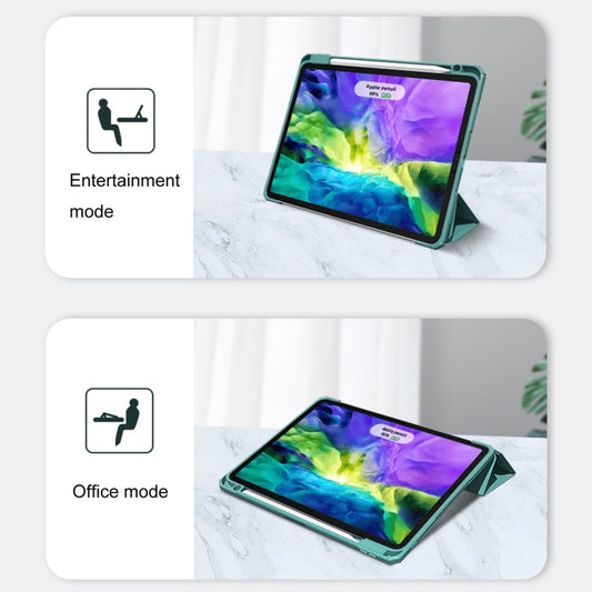 For iPad Pro 11 2022 / 2021 / 2020 Mutural Pinyue Series PC + TPU Horizontal Flip Leather Tablet Case with Holder & Pen Slot & Sleep / Wake-up Function (Purple) - iPad Pro 11 (2022/2021) Cases by Mutural | Online Shopping UK | buy2fix