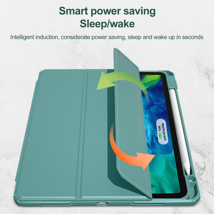 For iPad Pro 11 2022 / 2021 / 2020 Mutural Pinyue Series PC + TPU Horizontal Flip Leather Tablet Case with Holder & Pen Slot & Sleep / Wake-up Function (Purple) - iPad Pro 11 (2022/2021) Cases by Mutural | Online Shopping UK | buy2fix