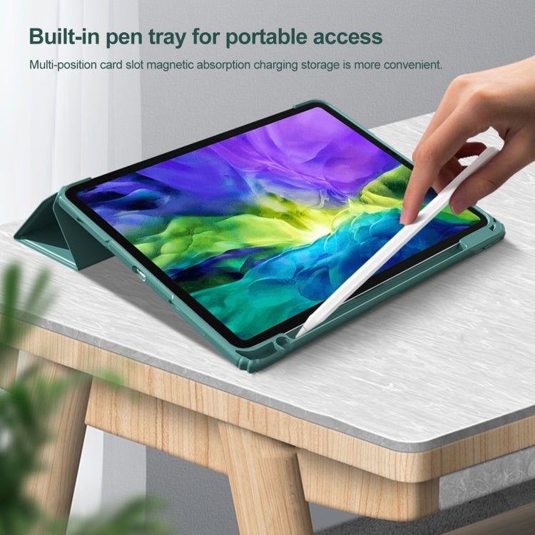 For iPad Pro 11 2022 / 2021 / 2020 Mutural Pinyue Series PC + TPU Horizontal Flip Leather Tablet Case with Holder & Pen Slot & Sleep / Wake-up Function (Purple) - iPad Pro 11 (2022/2021) Cases by Mutural | Online Shopping UK | buy2fix