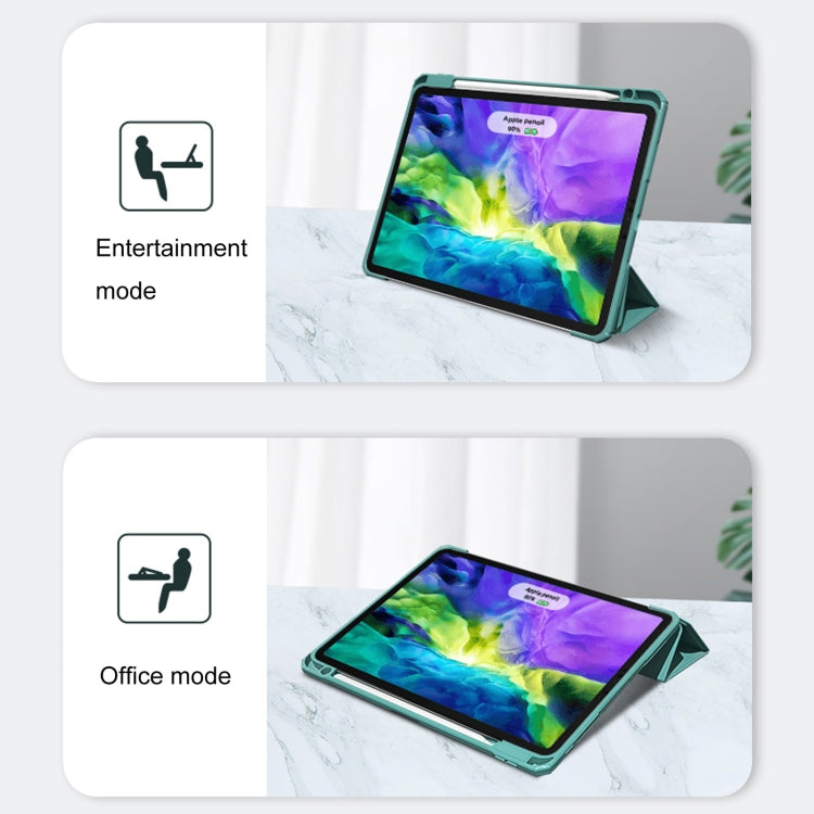 For iPad Pro 11 2022 / 2021 / 2020 Mutural Pinyue Series PC + TPU Horizontal Flip Leather Tablet Case with Holder & Pen Slot & Sleep / Wake-up Function(Pink) - iPad Pro 11 (2022/2021) Cases by Mutural | Online Shopping UK | buy2fix