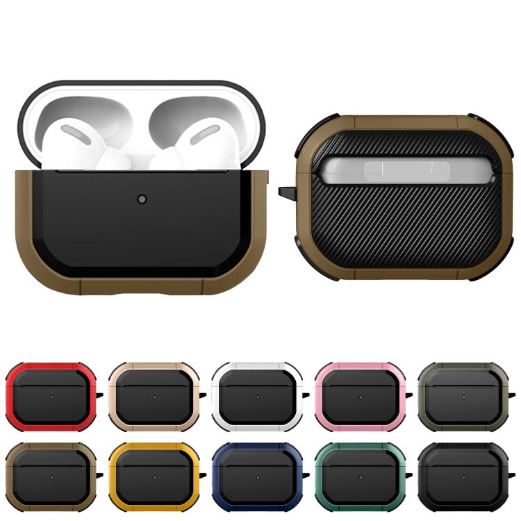 Wireless Earphones Shockproof Thunder Mecha TPU Protective Case For AirPods Pro(Red) - For AirPods Pro by buy2fix | Online Shopping UK | buy2fix