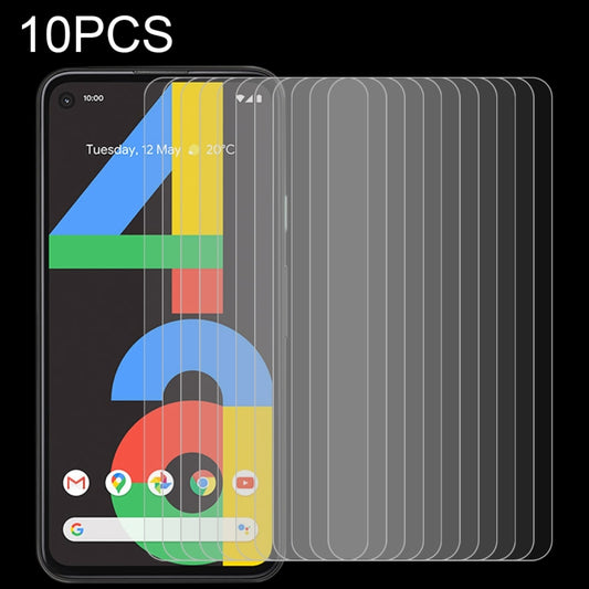 For Google Pixel 4a 10 PCS 0.26mm 9H 2.5D Tempered Glass Film - Google Tempered Glass by buy2fix | Online Shopping UK | buy2fix