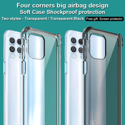 For Motorola Moto Edge S IMAK All-inclusive Shockproof Airbag TPU Case with Screen Protector(Transparent) - Motorola Cases by imak | Online Shopping UK | buy2fix