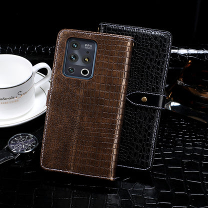 For Meizu 18 Pro idewei Crocodile Texture Horizontal Flip Leather Case with Holder & Card Slots & Wallet(Dark Blue) - Meizu by idewei | Online Shopping UK | buy2fix