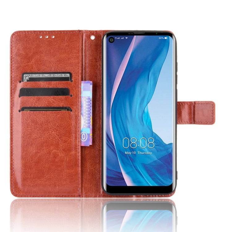 For Ulefone Note 11P Retro Crazy Horse Texture Horizontal Flip Leather Case with Holder & Card Slots & Photo Frame(Brown) by buy2fix