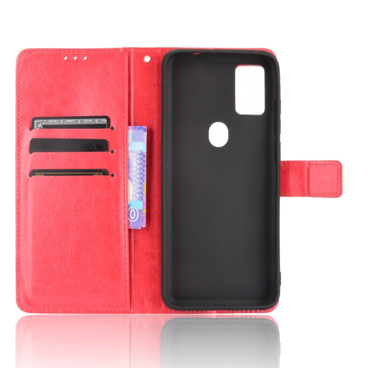 For Ulefone Note 11P Retro Crazy Horse Texture Horizontal Flip Leather Case with Holder & Card Slots & Photo Frame(Red) by buy2fix