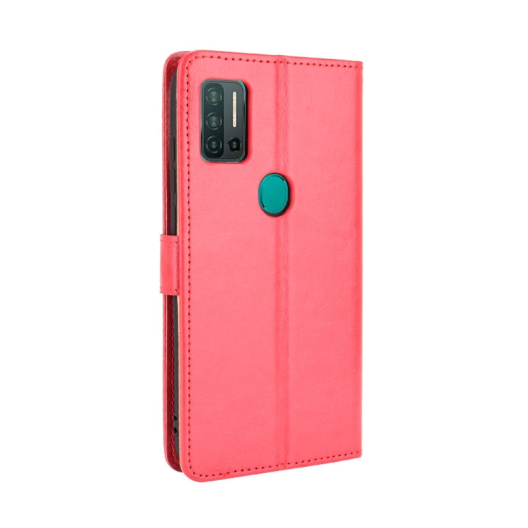 For Ulefone Note 11P Retro Crazy Horse Texture Horizontal Flip Leather Case with Holder & Card Slots & Photo Frame(Red) by buy2fix