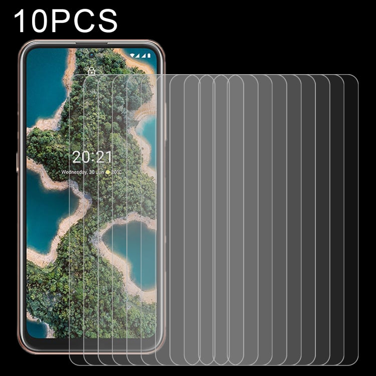 For Nokia X20 10 PCS 0.26mm 9H 2.5D Tempered Glass Film - Nokia Tempered Glass by buy2fix | Online Shopping UK | buy2fix