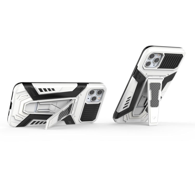 For iPhone 11 Pro Max War Chariot Series Armor All-inclusive Shockproof PC + TPU Protective Case with Invisible Holder (White) by buy2fix