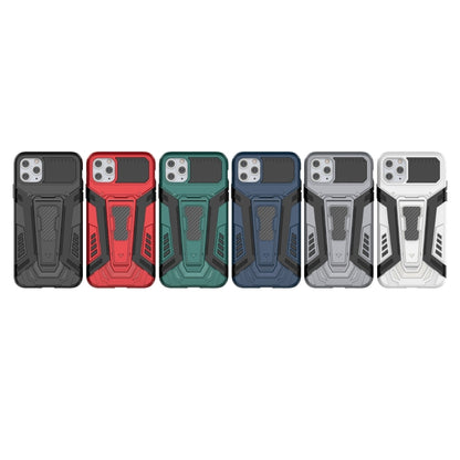 For iPhone 11 Pro Max War Chariot Series Armor All-inclusive Shockproof PC + TPU Protective Case with Invisible Holder (White) by buy2fix