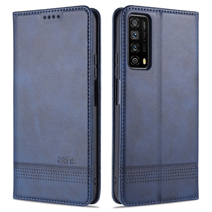 For Huawei  Enjoy 20 SE 4G AZNS Magnetic Calf Texture Horizontal Flip Leather Case with Card Slots & Holder & Wallet(Dark Blue) - Huawei Cases by AZNS | Online Shopping UK | buy2fix