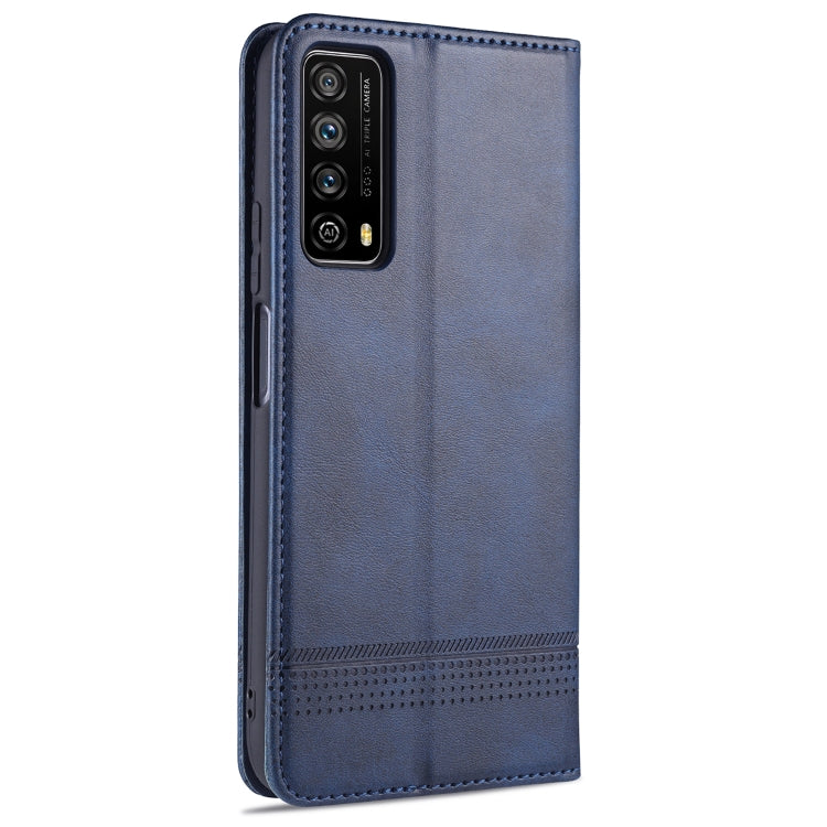 For Huawei  Enjoy 20 SE 4G AZNS Magnetic Calf Texture Horizontal Flip Leather Case with Card Slots & Holder & Wallet(Dark Blue) - Huawei Cases by AZNS | Online Shopping UK | buy2fix
