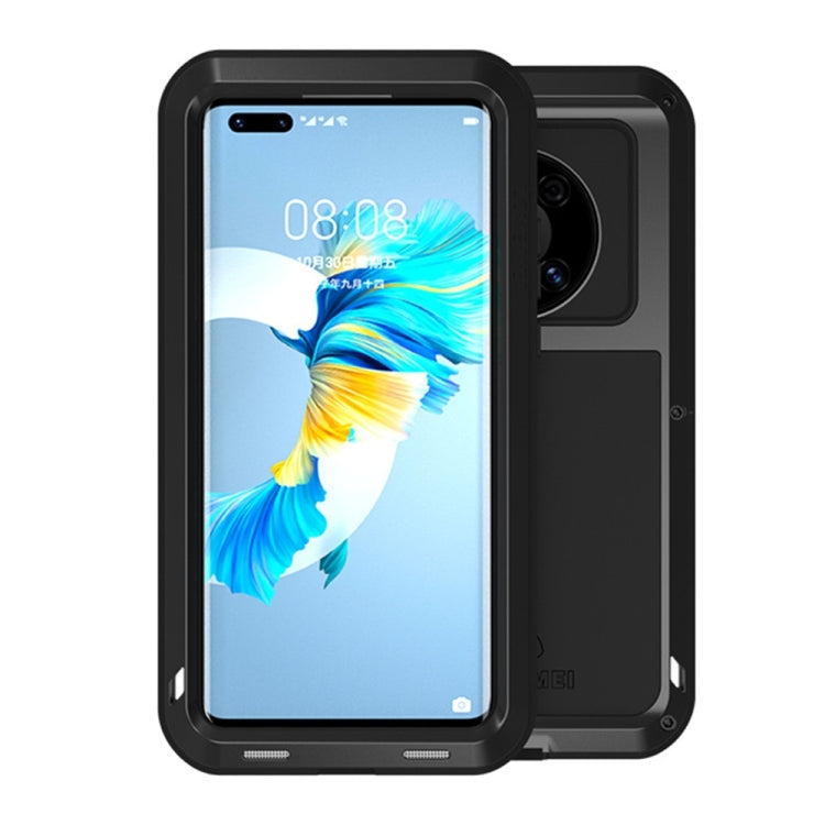 For Huawei Mate 40 LOVE MEI Metal Shockproof Waterproof Dustproof Protective Case without Glass(Black) - Huawei Cases by buy2fix | Online Shopping UK | buy2fix