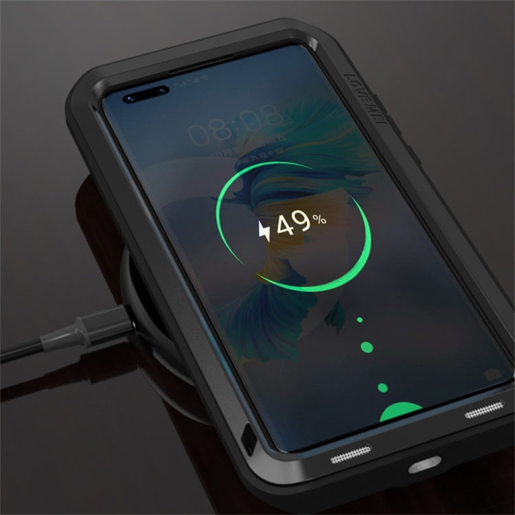 For Huawei Mate 40 LOVE MEI Metal Shockproof Waterproof Dustproof Protective Case without Glass(Yellow) - Huawei Cases by buy2fix | Online Shopping UK | buy2fix