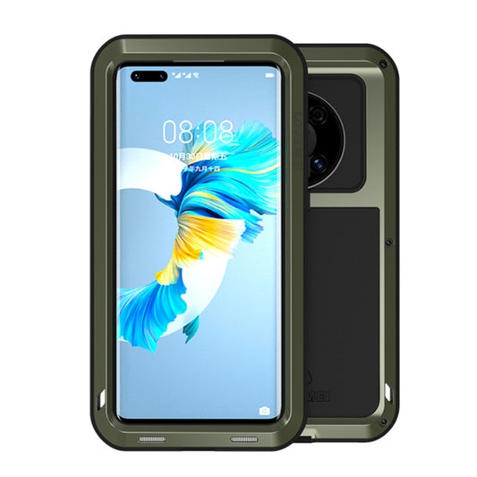 For Huawei Mate 40 LOVE MEI Metal Shockproof Waterproof Dustproof Protective Case without Glass(Green) - Huawei Cases by buy2fix | Online Shopping UK | buy2fix