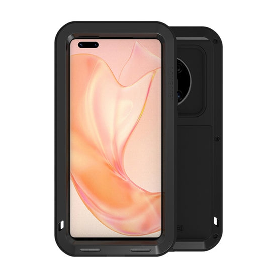 For Huawei Mate 40 Pro+ LOVE MEI Metal Shockproof Waterproof Dustproof Protective Case without Glass(Black) - Huawei Cases by buy2fix | Online Shopping UK | buy2fix