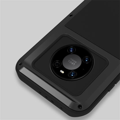 For Huawei Mate 40 Pro+ LOVE MEI Metal Shockproof Waterproof Dustproof Protective Case without Glass(Black) - Huawei Cases by buy2fix | Online Shopping UK | buy2fix