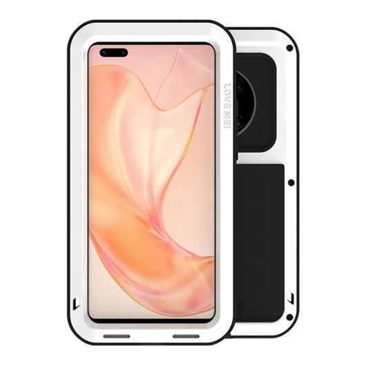 For Huawei Mate 40 Pro+ LOVE MEI Metal Shockproof Waterproof Dustproof Protective Case without Glass(White) - Huawei Cases by buy2fix | Online Shopping UK | buy2fix