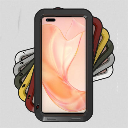 For Huawei Mate 40 Pro+ LOVE MEI Metal Shockproof Waterproof Dustproof Protective Case without Glass(Yellow) - Huawei Cases by buy2fix | Online Shopping UK | buy2fix