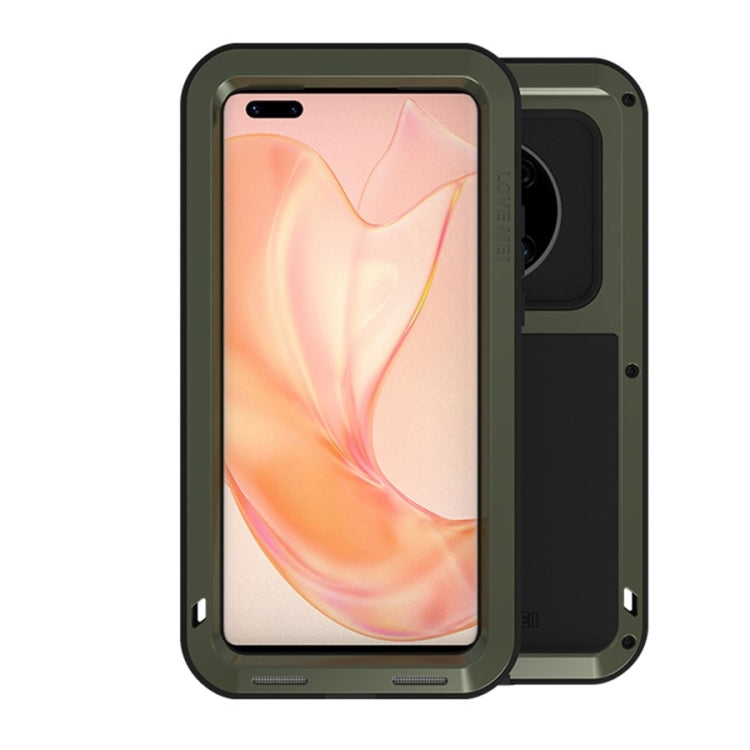 For Huawei Mate 40 Pro+ LOVE MEI Metal Shockproof Waterproof Dustproof Protective Case without Glass(Green) - Huawei Cases by buy2fix | Online Shopping UK | buy2fix