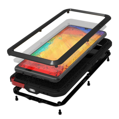 For Samsung Galaxy A42 LOVE MEI Metal Shockproof Waterproof Dustproof Protective Case with Glass(Yellow) by LOVE MEI