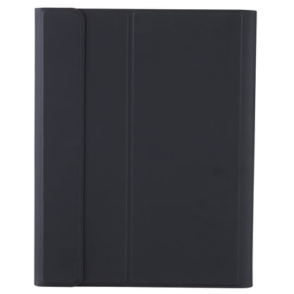 YT11B-A Detachable Candy Color Skin Feel Texture Round Keycap Bluetooth Keyboard Leather Case with Touch Control For iPad Air 4 2020 / Air 5 2022 / Pro 11 inch 2022 / 2021 / 2020 / 2018(Black) - For iPad Pro by buy2fix | Online Shopping UK | buy2fix