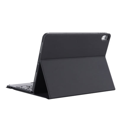 YT11B-A Detachable Candy Color Skin Feel Texture Round Keycap Bluetooth Keyboard Leather Case with Touch Control For iPad Air 4 2020 / Air 5 2022 / Pro 11 inch 2022 / 2021 / 2020 / 2018(Black) - For iPad Pro by buy2fix | Online Shopping UK | buy2fix