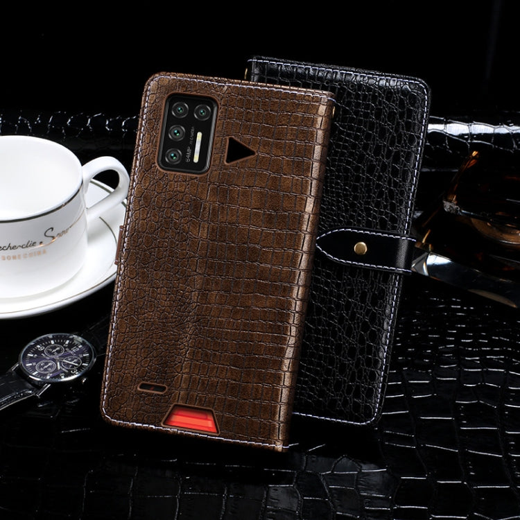 For UMIDIGI Bison GT idewei Crocodile Texture Horizontal Flip Leather Case with Holder & Card Slots & Wallet(Black) - More Brand by idewei | Online Shopping UK | buy2fix
